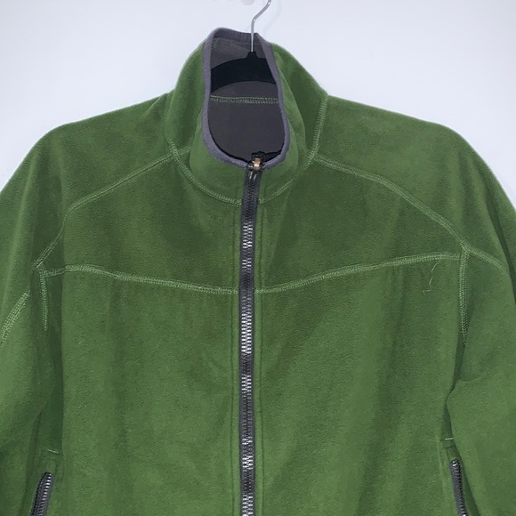 Timberland Grey and Green reversible full zip fleece jacket size Medium - Picture 4 of 16